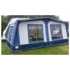 Pyramid Corsican Awning 1000 cm Blue Alloy Frame